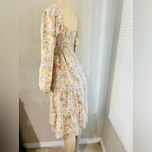 Lily Rose floral print women’s dress size S bohemian , romantic - Picture 8 of 16